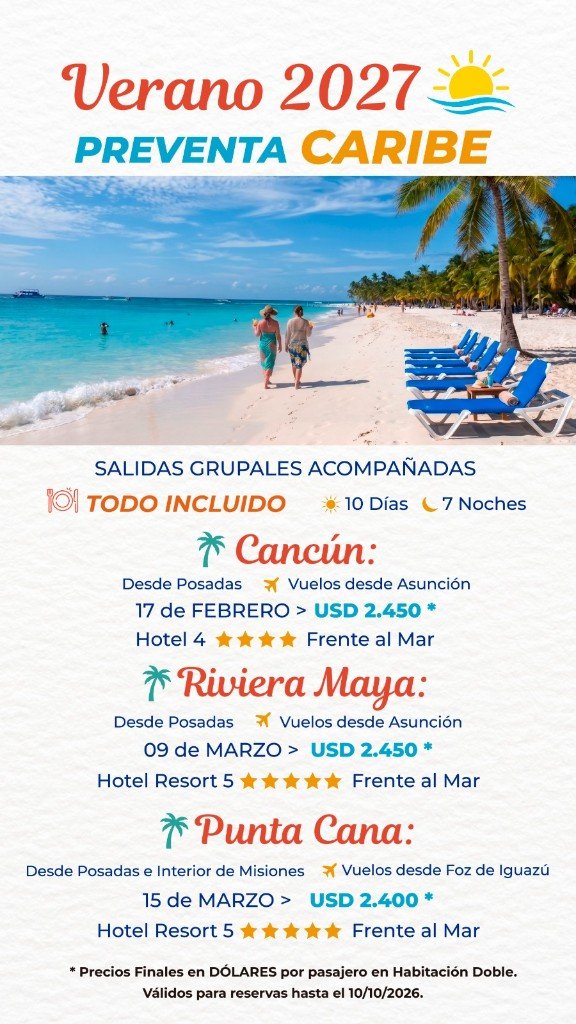 Preventa Caribe · Verano 2027
