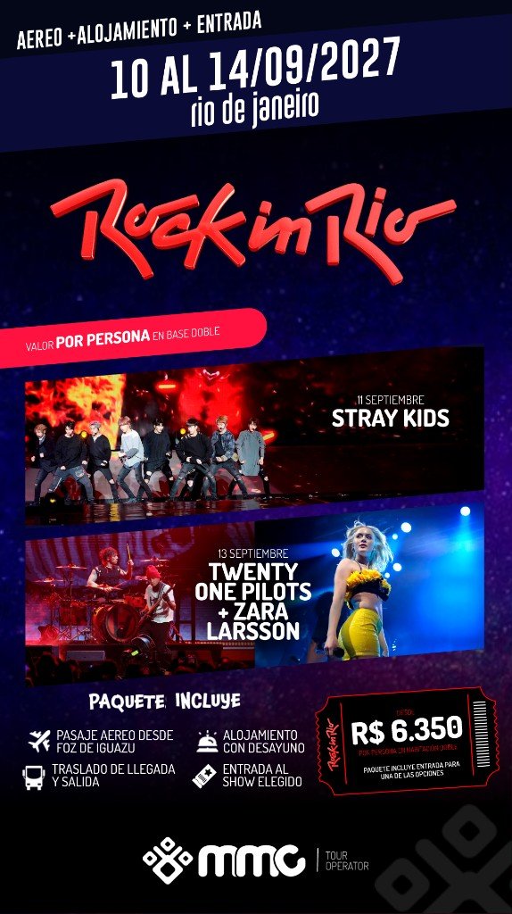 Rock in Rio 2027 · Stray Kids / Twenty One Pilots